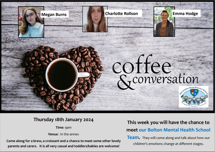 Image of Coffee & Conversation - Bolton Mental Health Team
